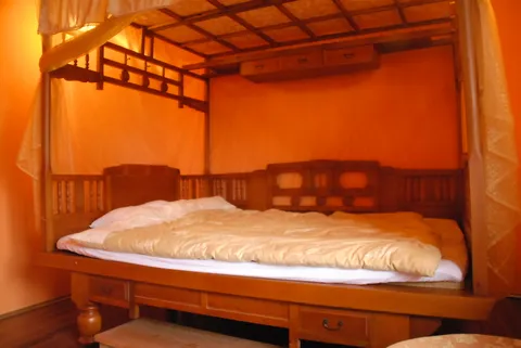 農村老爺民宿 古典紅眠床雙人套房 [Classic Style] Cypress Wood Double Suite
