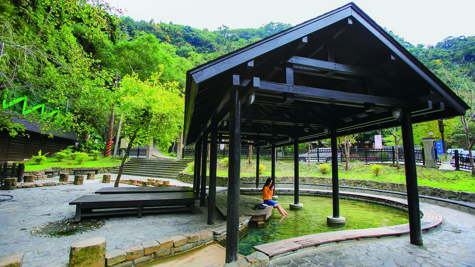 五峰景點：清泉溫泉